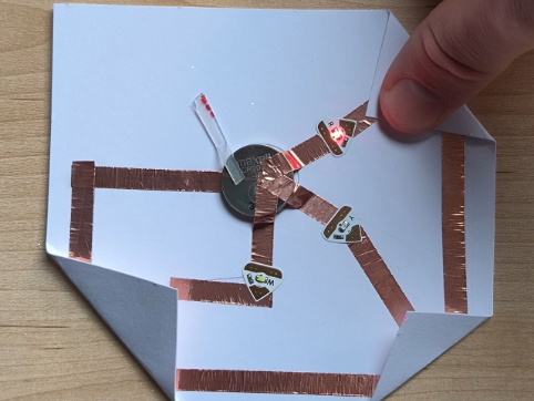 This is a Scheme of the complex circuit (Red Light ON)