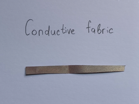 Types of material used in Activity 1: Conductive fabric