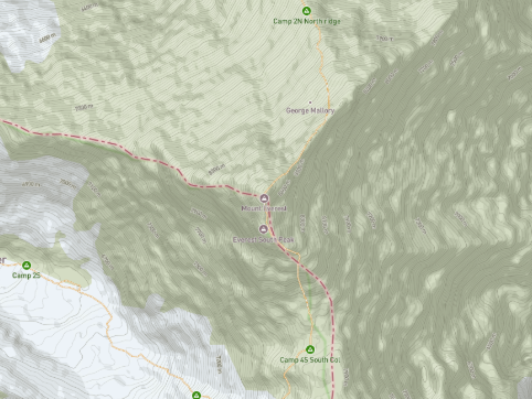 This is a picture of moutain Everest on the default color settings